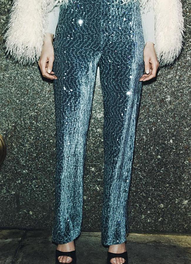 Imagen - Pantalones de lentejuelas de ZARA.