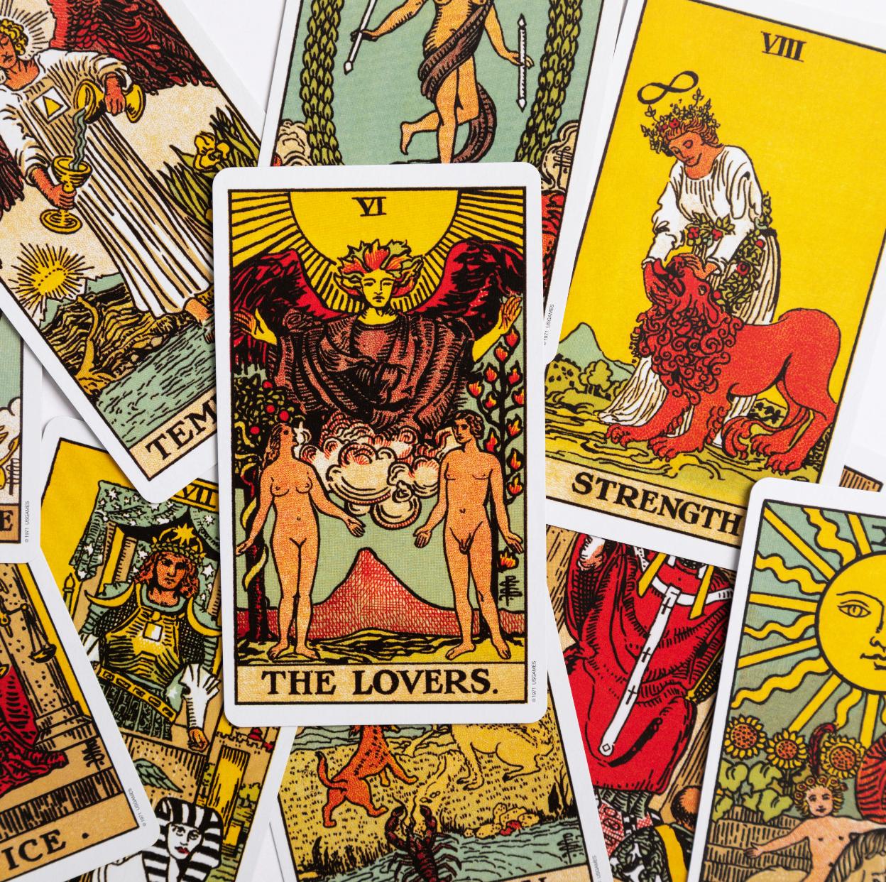 Las cartas del Tarot. 