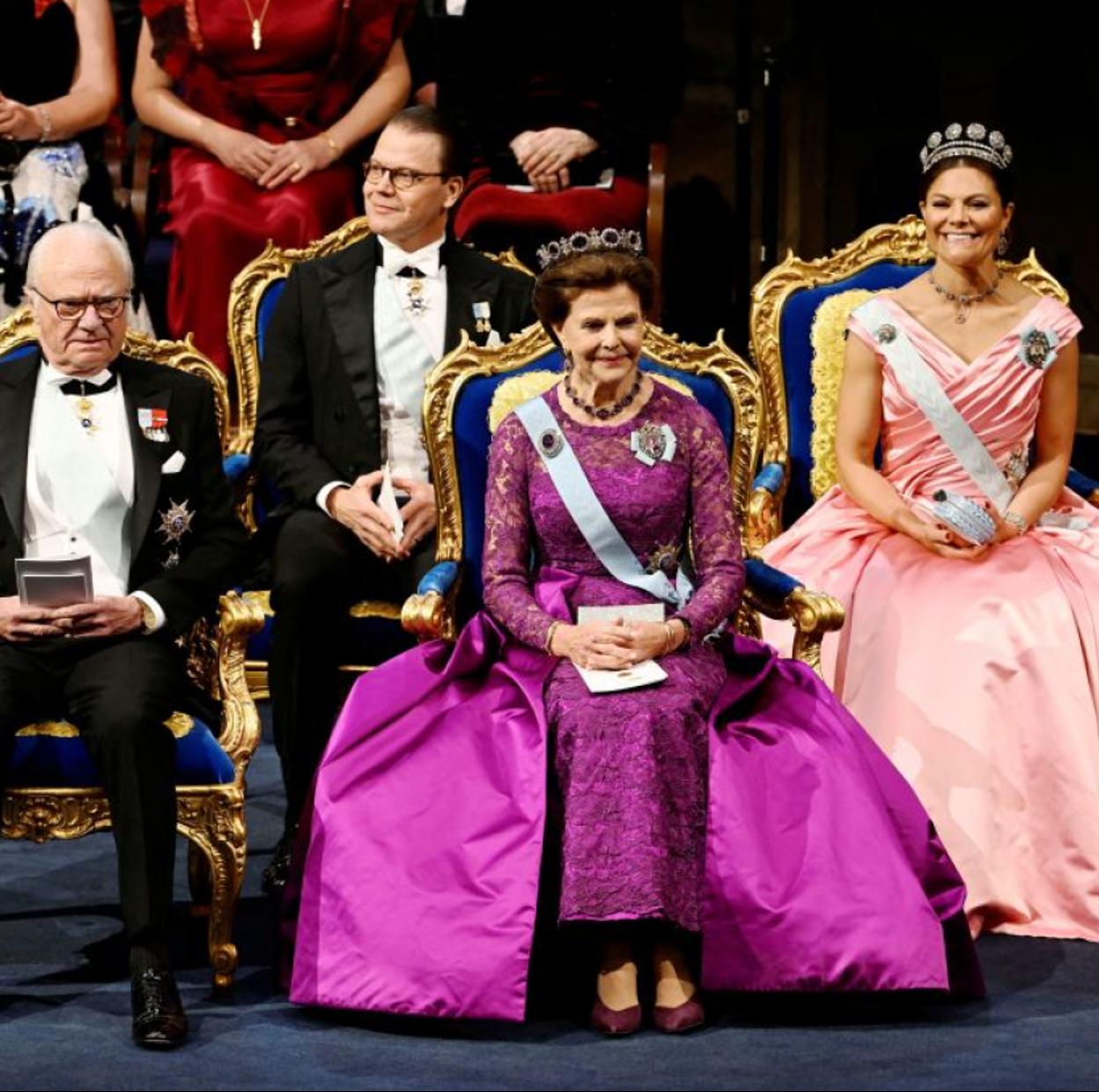 La familia real sueca, en los Premios Nobel. 