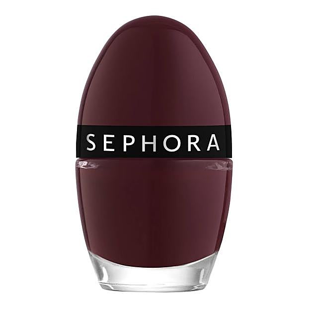 Esmalte de uñas Color Hit en berenjena de Sephora.