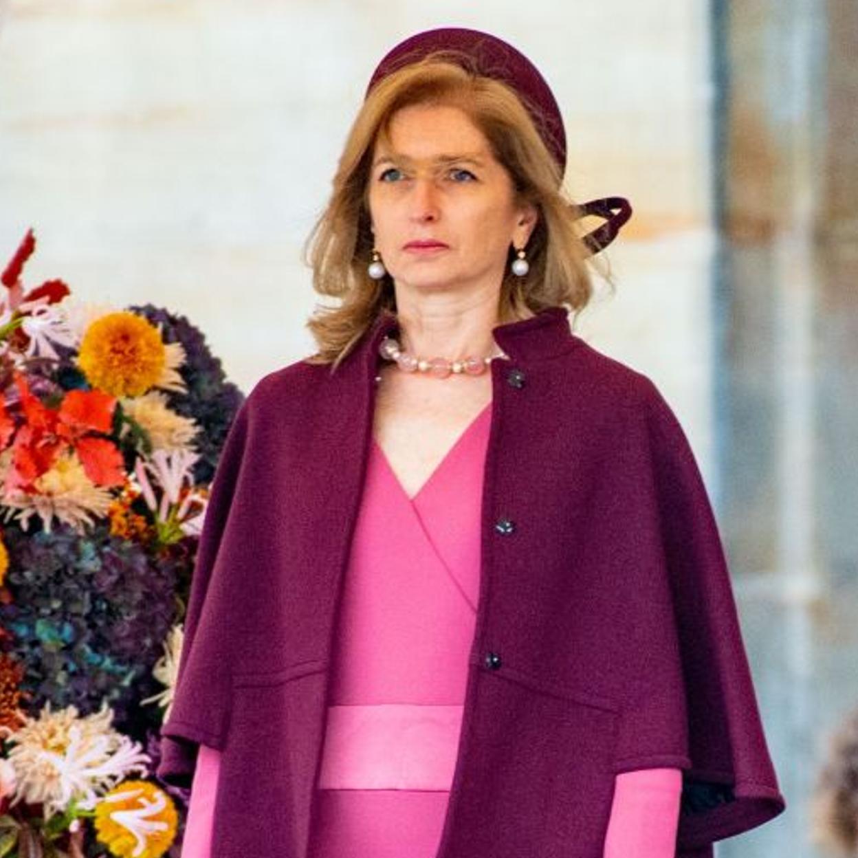 Laura Mattarella, en un viaje de Estado a Holanda. 