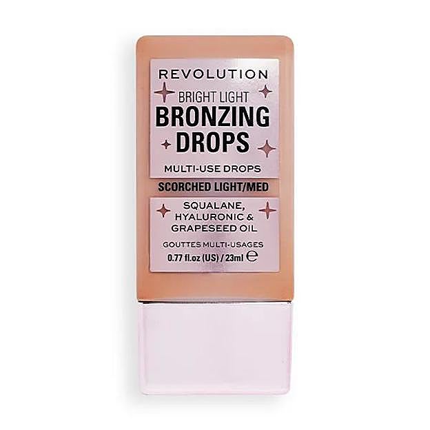 Bright Light Bronzing Drops de Revolution. Precio: 8,99 euros