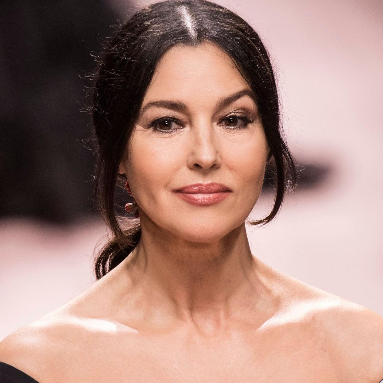 Monica Belluci en el desfile de Dolce&Gabanna