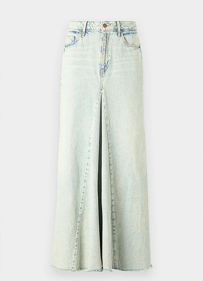 Imagen - Falda midi vaquera clarita de Guess, 139,95 euros.