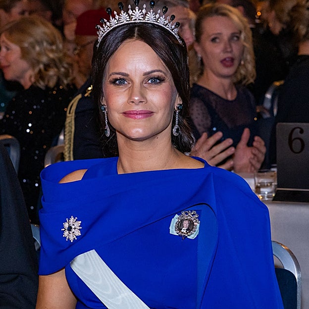 Sofía de Suecia durante la entrega de los Premios Nobel. 