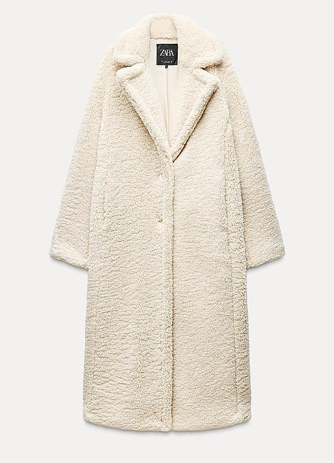 Imagen - Abrigo largo borreguillo de Zara (79,95€)