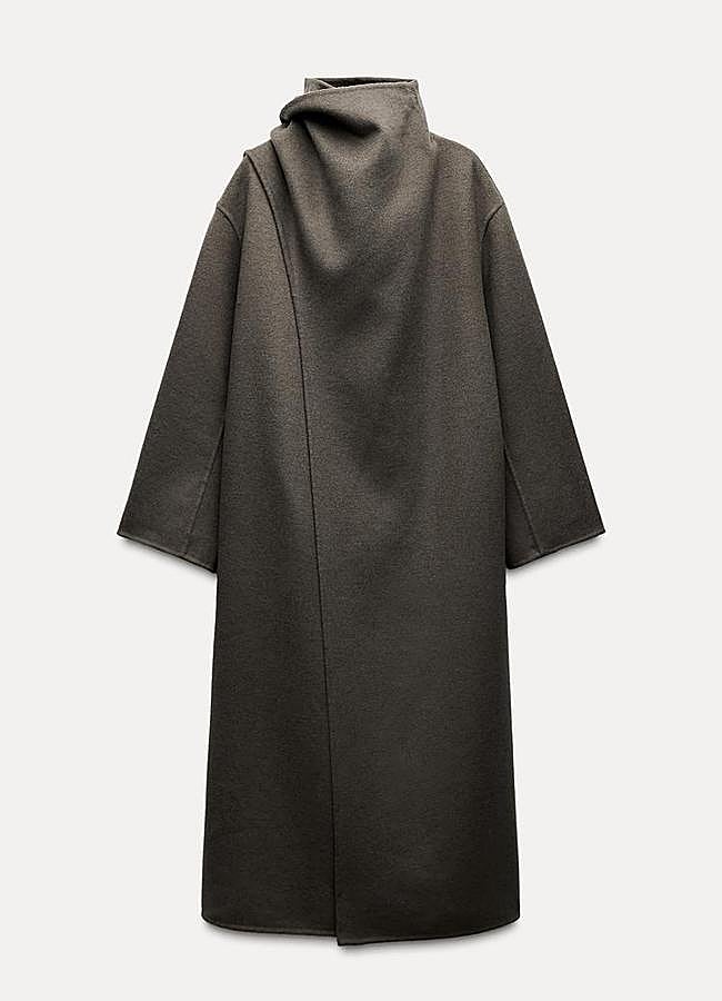 Imagen - Abrigo bufanda mezcla lana ZW Collection (149€)