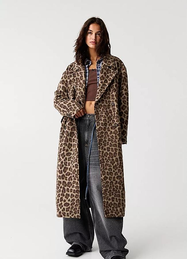 Imagen - Abrigo de leopardo largo