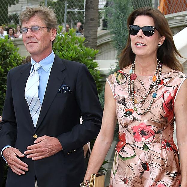 Ernesto de Hannover y Carolina de Mónaco, en una etapa feliz de su matrimonio. 