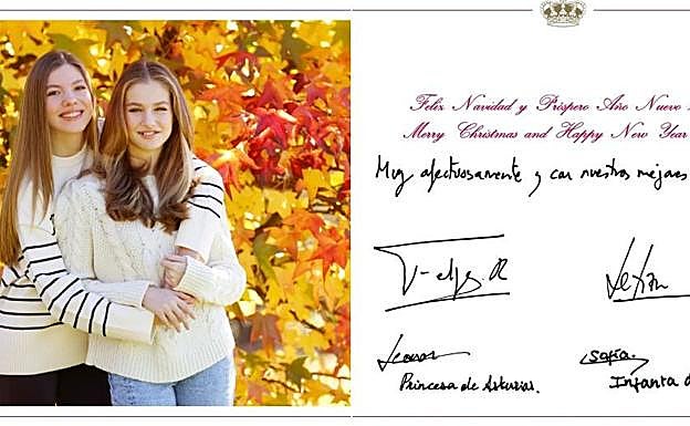 Postal navideña de 2022.