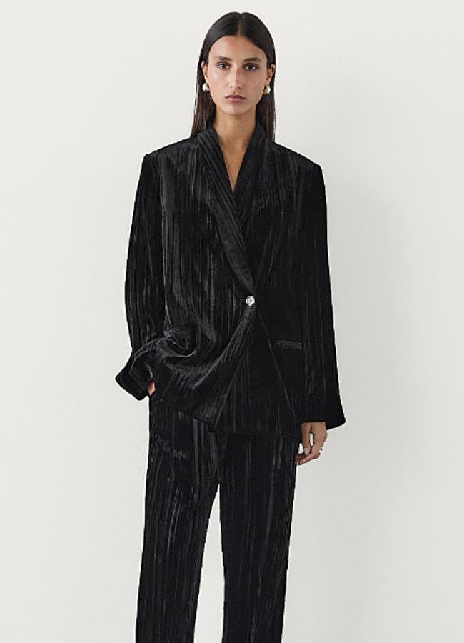 Imagen - Blazer de terciopelo (MASSIMO DUTTI)