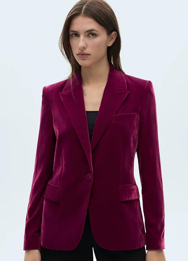 Imagen - Blazer de terciopelo (MANGO)