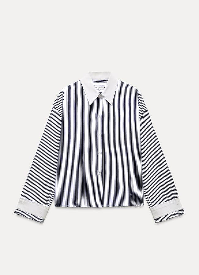 Imagen - Camisa con estampado de rayas de Zara (29,95 euros).