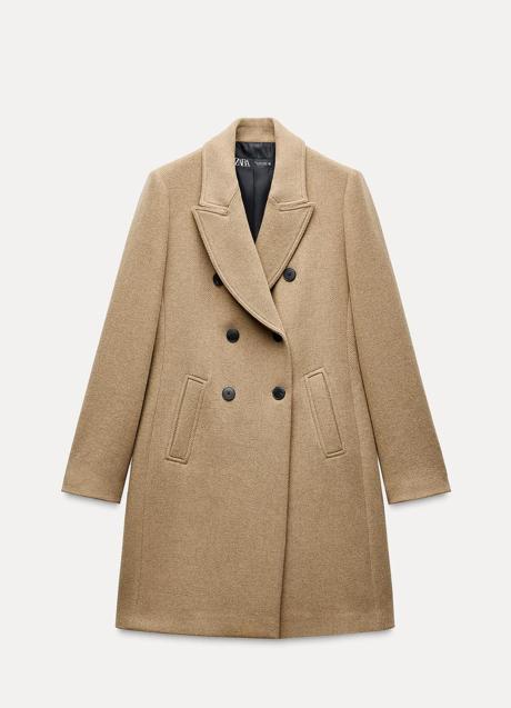 Imagen - Abrigo camel de Zara (69,99 euros)