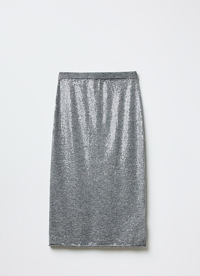 Imagen - Falda midi de lentejuelas de Sfera. Foto: Sfera.