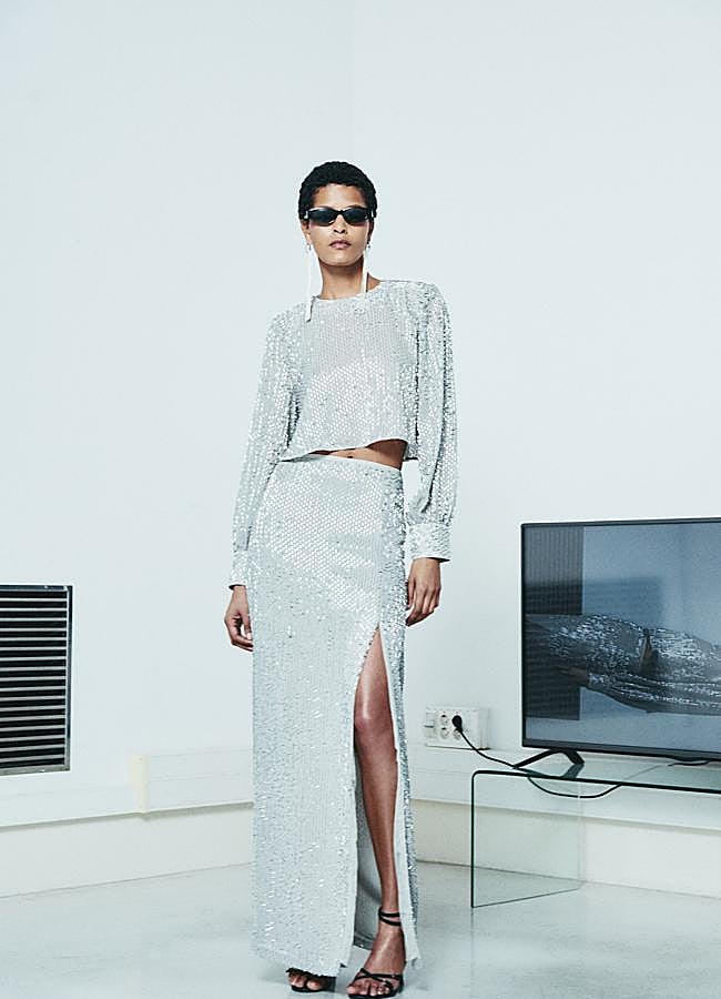 Imagen - Falda larga de lentejuelas de Sfera. Foto: Sfera.