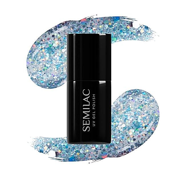 Esmalte semipermanente 610 Frosty Christmas de Semilac. Precio: 10,90 euros