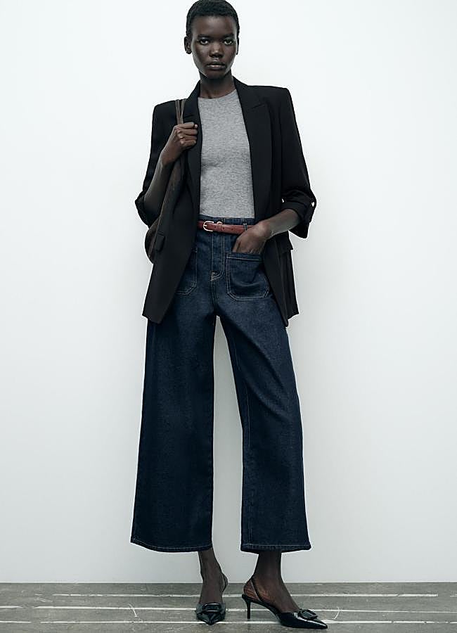 Imagen - Vaqueros culotte anchos