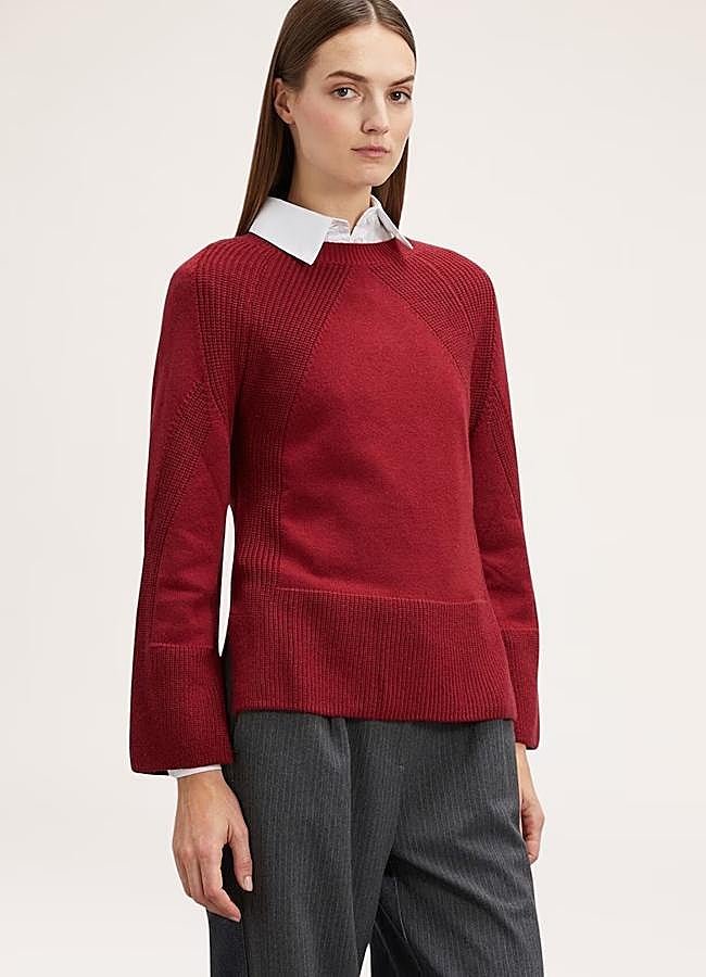 Imagen - Jersey burdeos de Motivi, 85 euros.