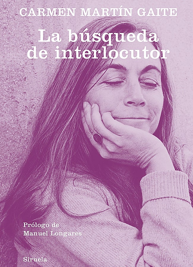 Imagen - Carmen Martín Gaite en la portada de uno de sus libros. 