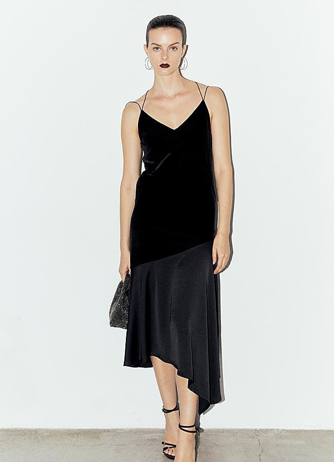 Imagen - Vestido lencero terciopelo de Sfera (20,99€)