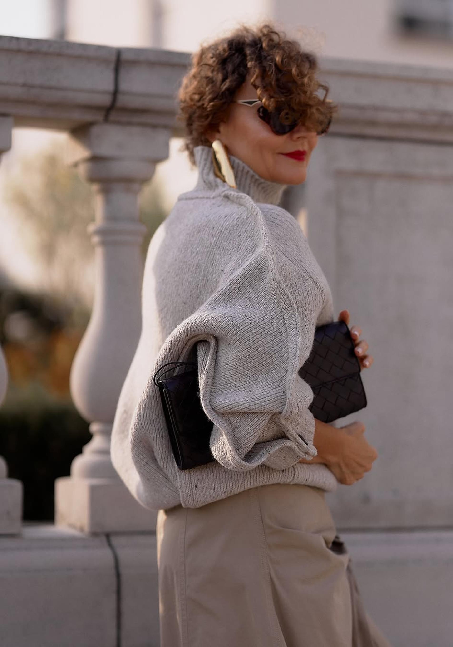 Influencer silver con jersey calentito