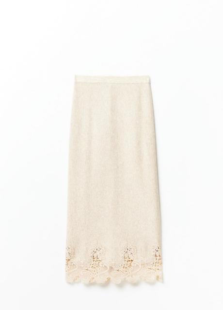 Imagen - Falda midi con encaje de Sfera (35,99 euros)