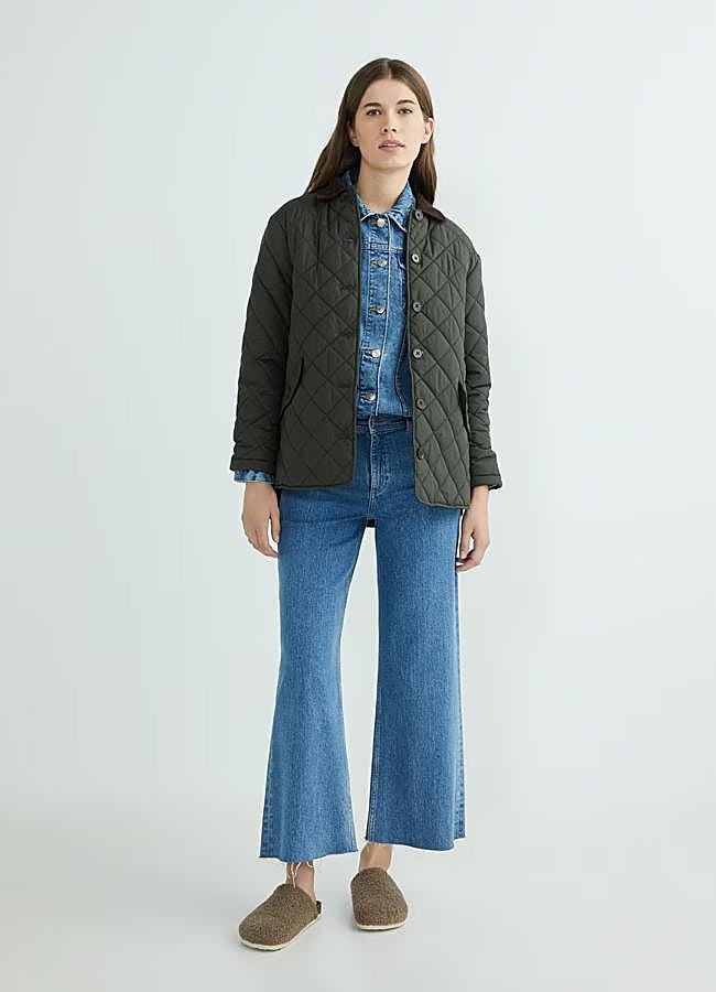 Imagen - Abrigo corto en verde de Hipercor (39 euros).