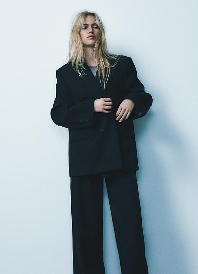 Imagen - Americana con raya diplomática oversize