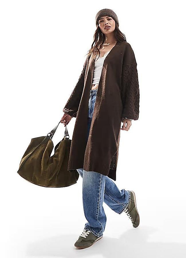 Imagen - Chaqueta de punto grueso larga