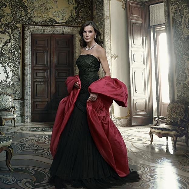 El retrato a la reina Letizia tomado por Annie Leibovitz. 
