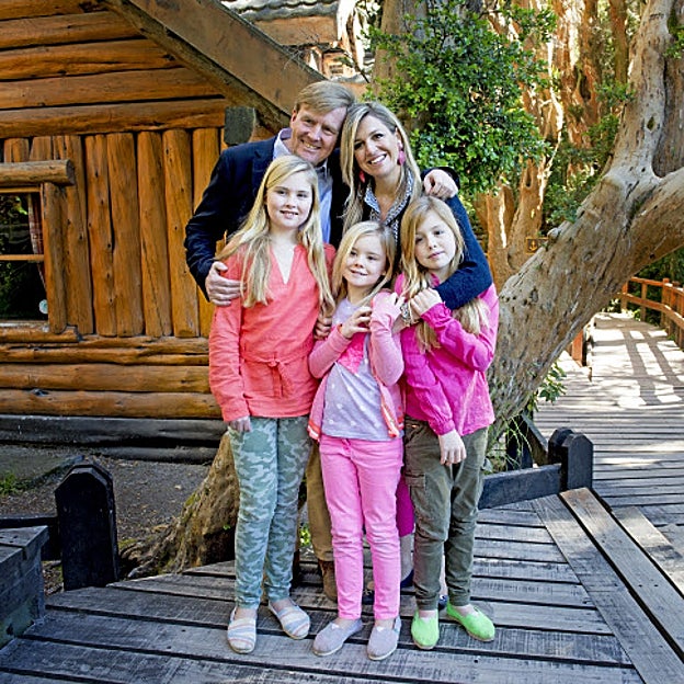 Guillermo Alejandro, Máxima y sus hijas durante una Navidad en Argentina. 