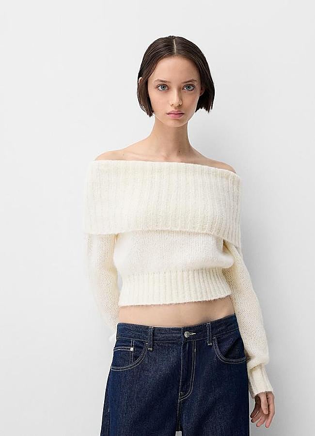 Imagen - Jersey con escote bardot