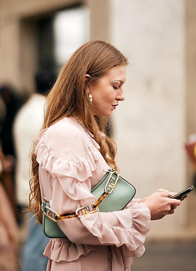 Imagen - Un look con prenda llena de volantes. Foto: Launchmetrics spotlight.