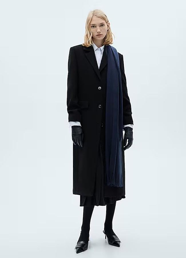 Imagen - Abrigo tailoring color negro