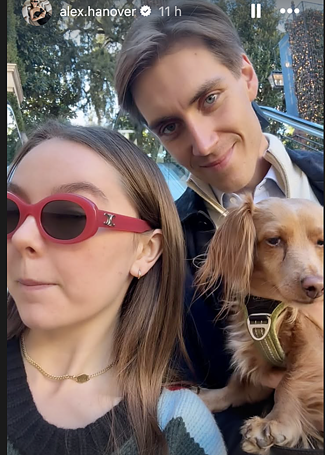 Imagen - Alexandra de Hannover, con su novio y su mascota estas Navidades./INSTAGRAM alex.hanover