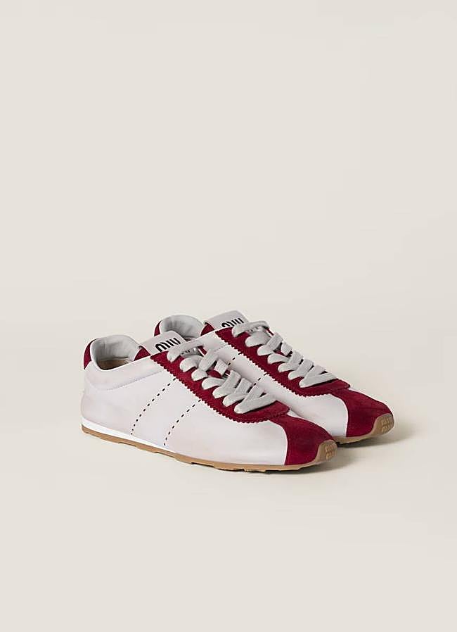 Imagen - Zapatillas Plume de napa y ante de Miu Miu (690€)