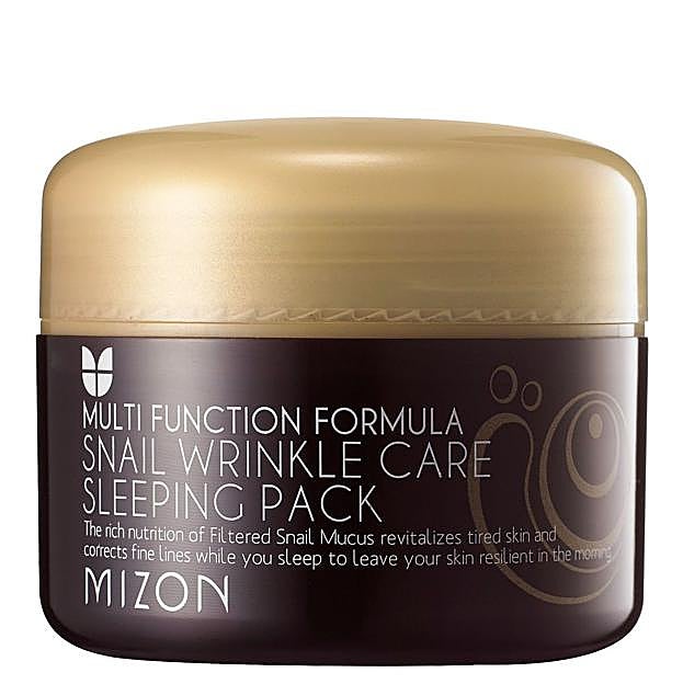Snail Wrinkle Care Sleeping Mask de Mizon. Precio: 26,99 euros