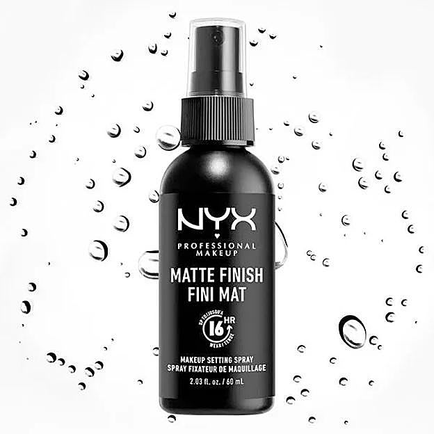 Spray fijador Matte Finish de Nyx.