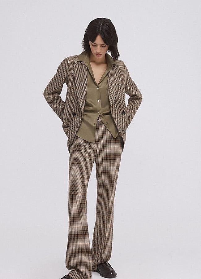 Imagen - Pantalones de cuadros acampanados