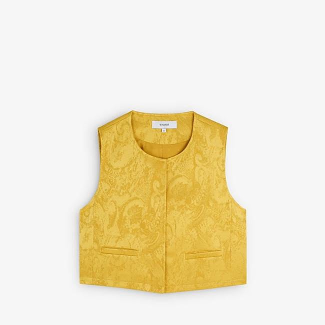 Chaleco amarillo de Scalpers, 59,90 euros.