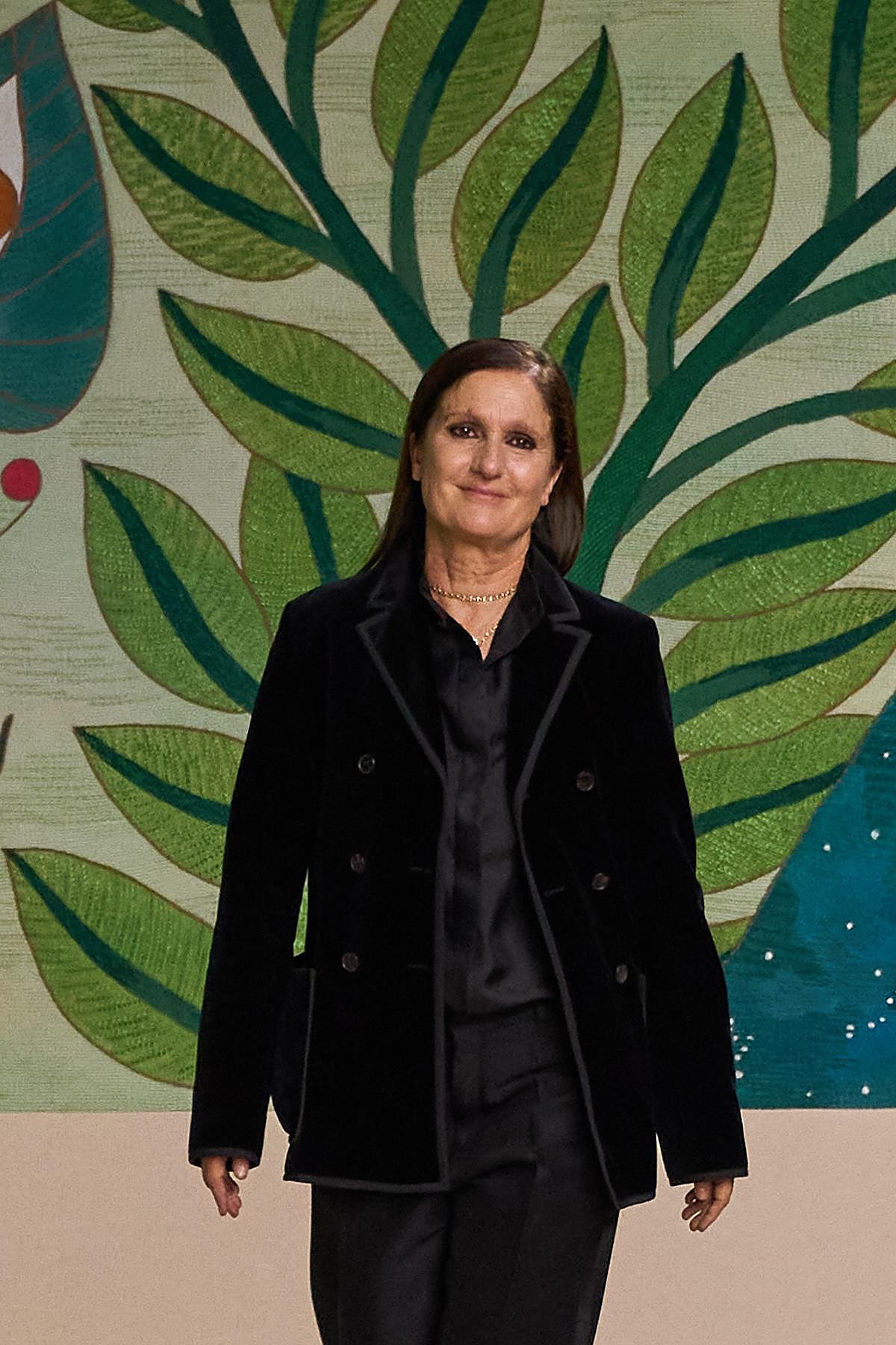 Maria Grazia Churi en el desfile de Dior Alta Costura SS25.