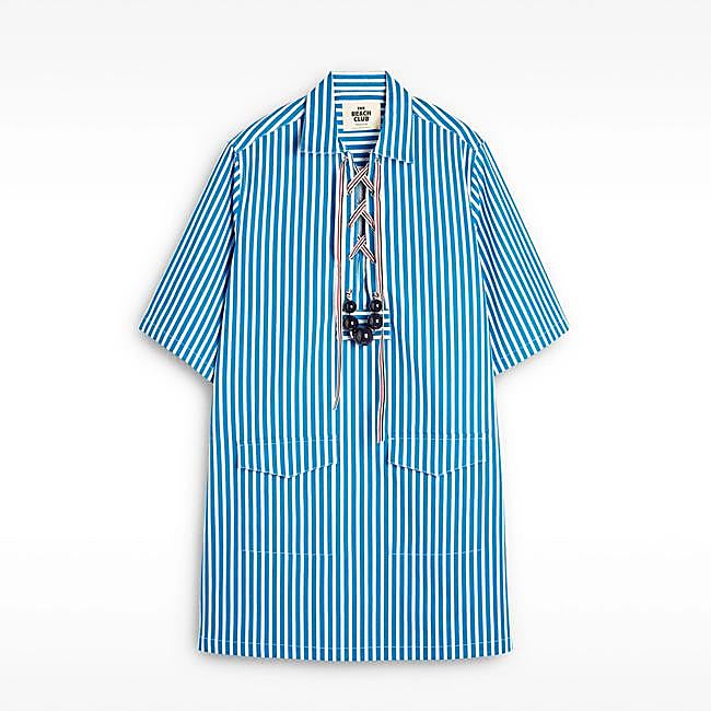 Vestido camisero a rayas 100% algodón (45,99€)