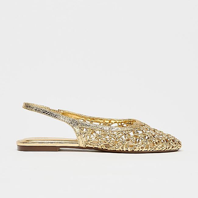 Destalonado trenzado efecto metalizado (39,95€)