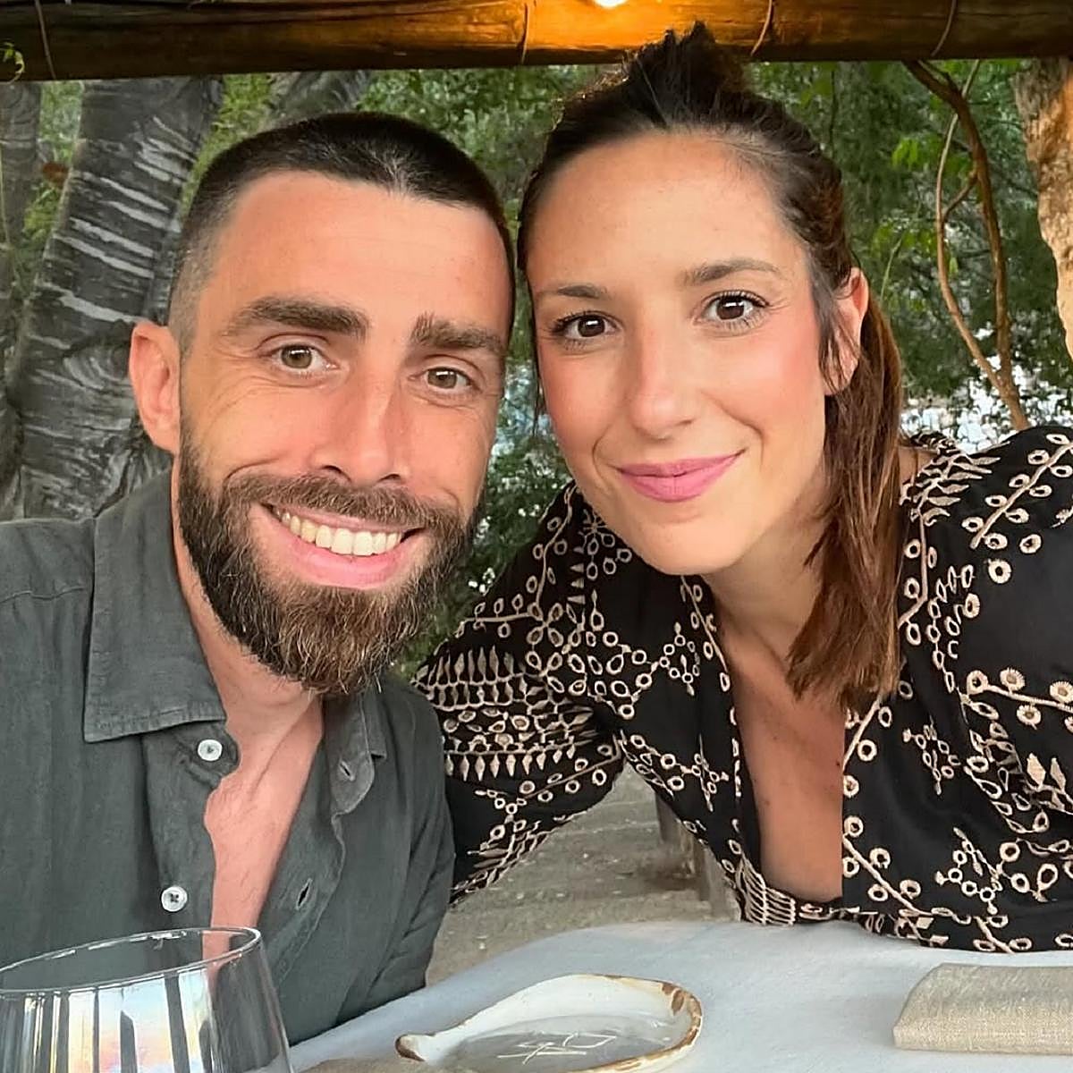 Rafel Pol junto a su fallecida esposa, Raquel.