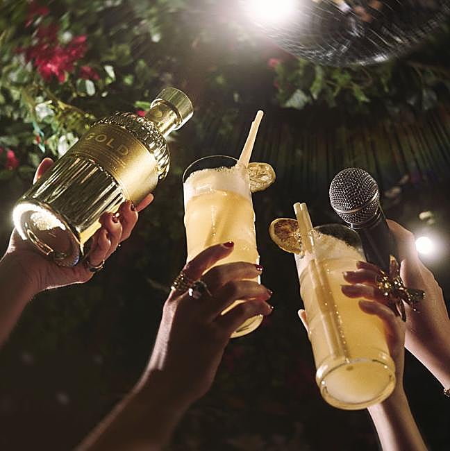 Gin Gold ha creado para BAM Karaoke Box el cóctel Golden Beat.