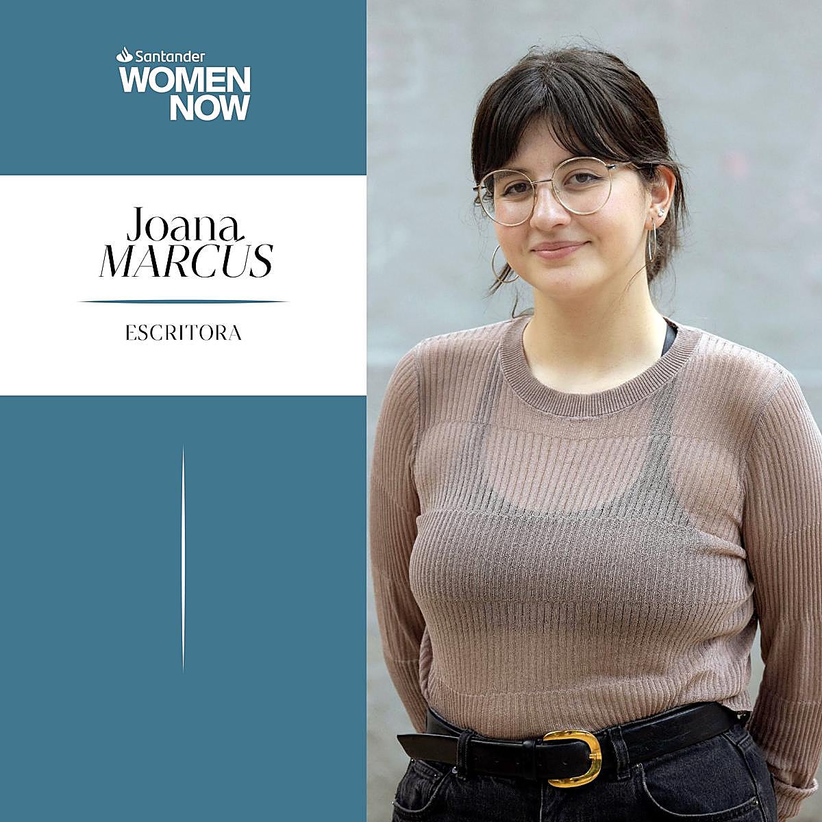 La escritora Joana Marcús.