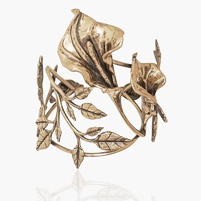 Brazalete lirio de agua envejecido (1000€)