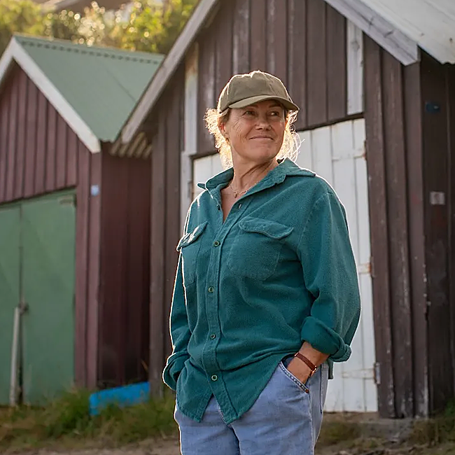 Robyn Malcolm en una escena de la serie de Netflix.