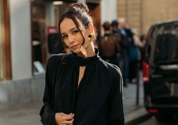 Influencer con peinado tendencia tendy hair